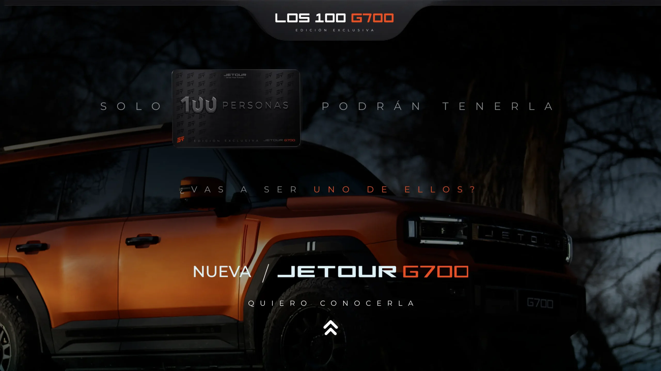 Jetour G700 edición exclusiva