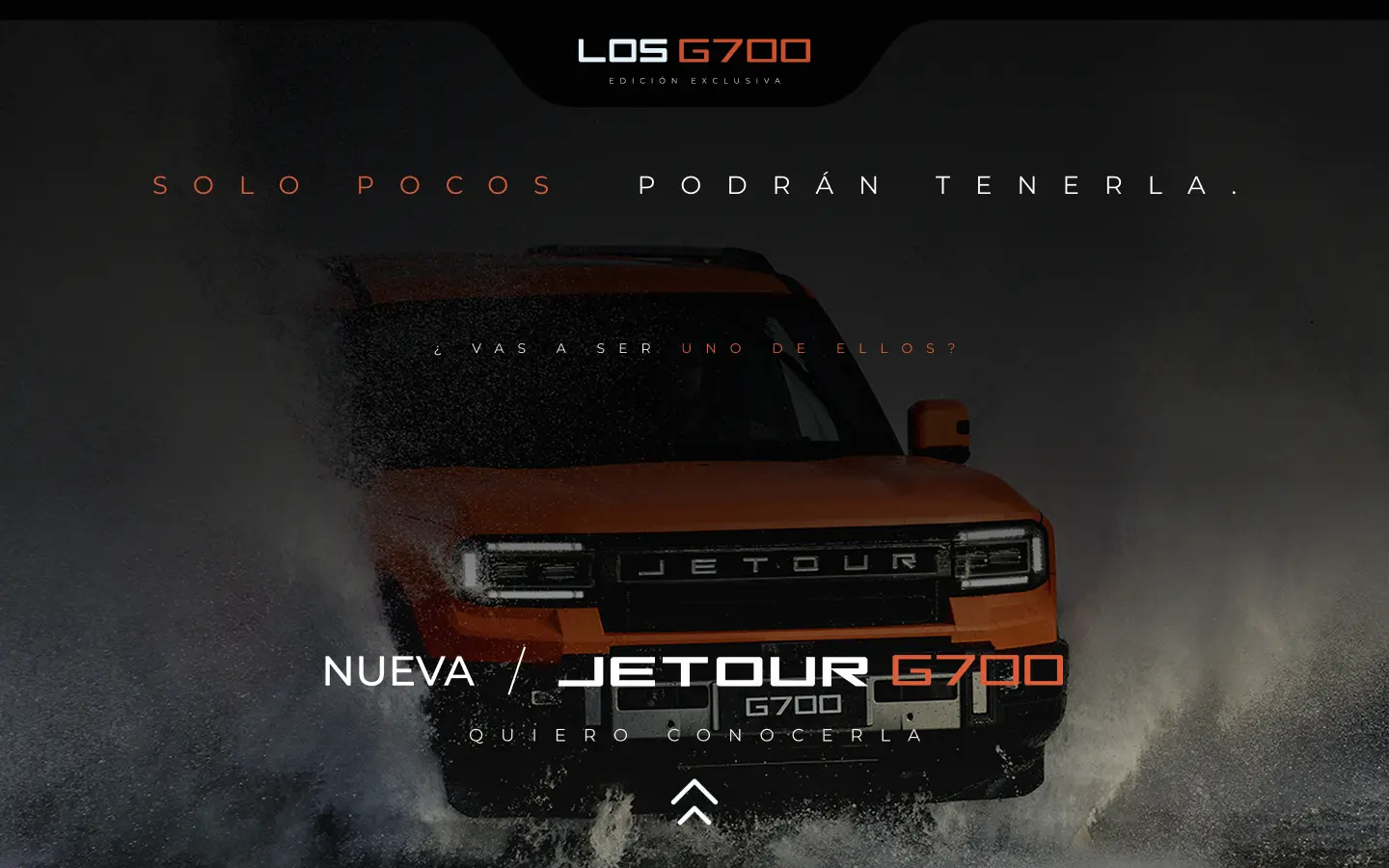 Jetour G700 edición exclusiva